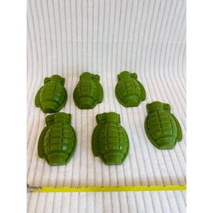 Grenade Ice Mold Life Size 3D Hand Grenade Set of 3